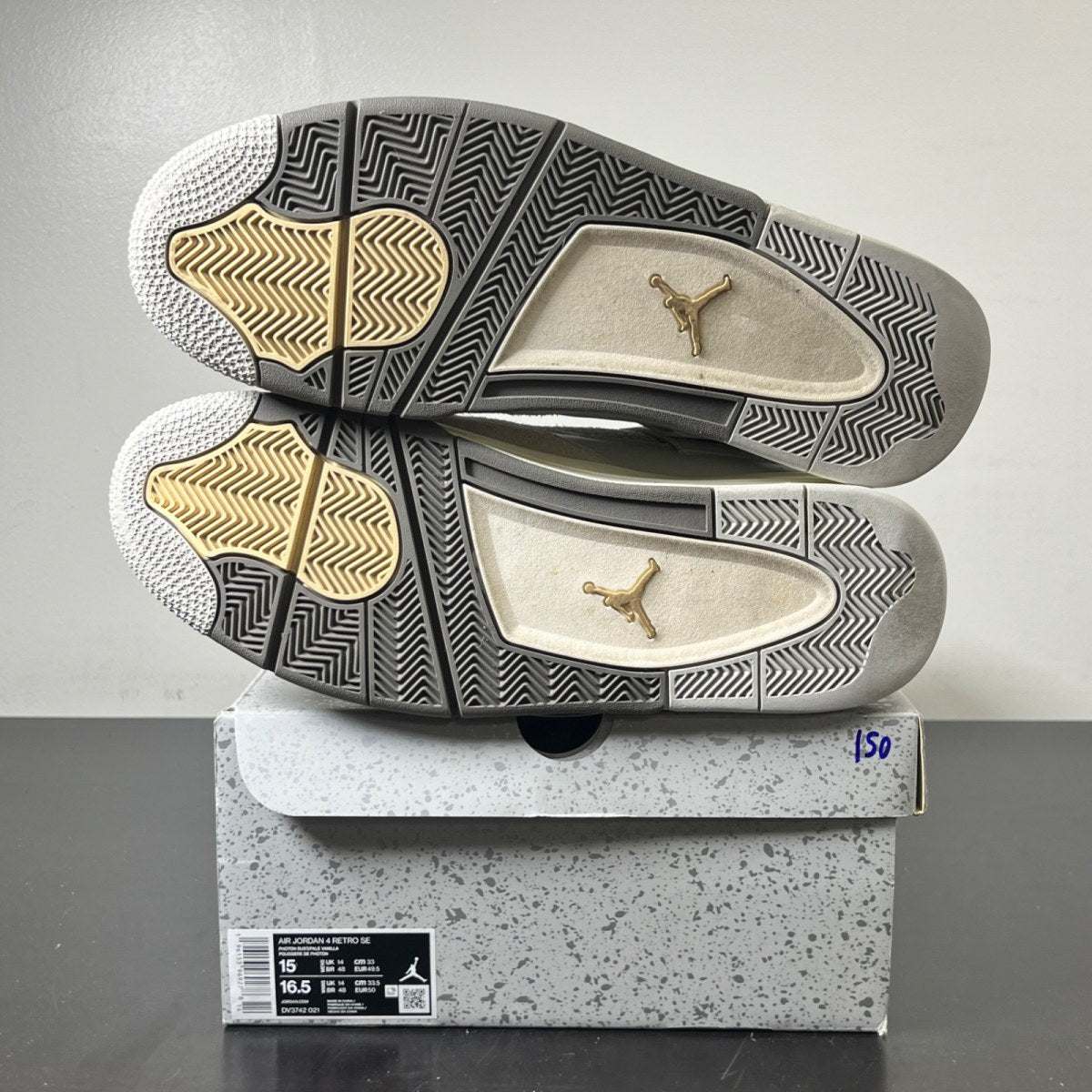 Jordan 4 Retro SE Craft Photon Dust 15 (Lightly Worn Pre-Owned)JordanPhoton Dust/Pale Vanilla/Off White/Grey Fog/Flat Pewter/Sail - Image 6