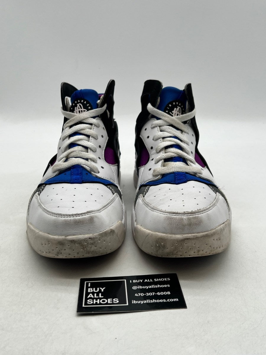 Nike Air Flight Huarache OG White Bold Berry (2014) 9.5 (Heavily Worn Pre-Owned) - Image 2