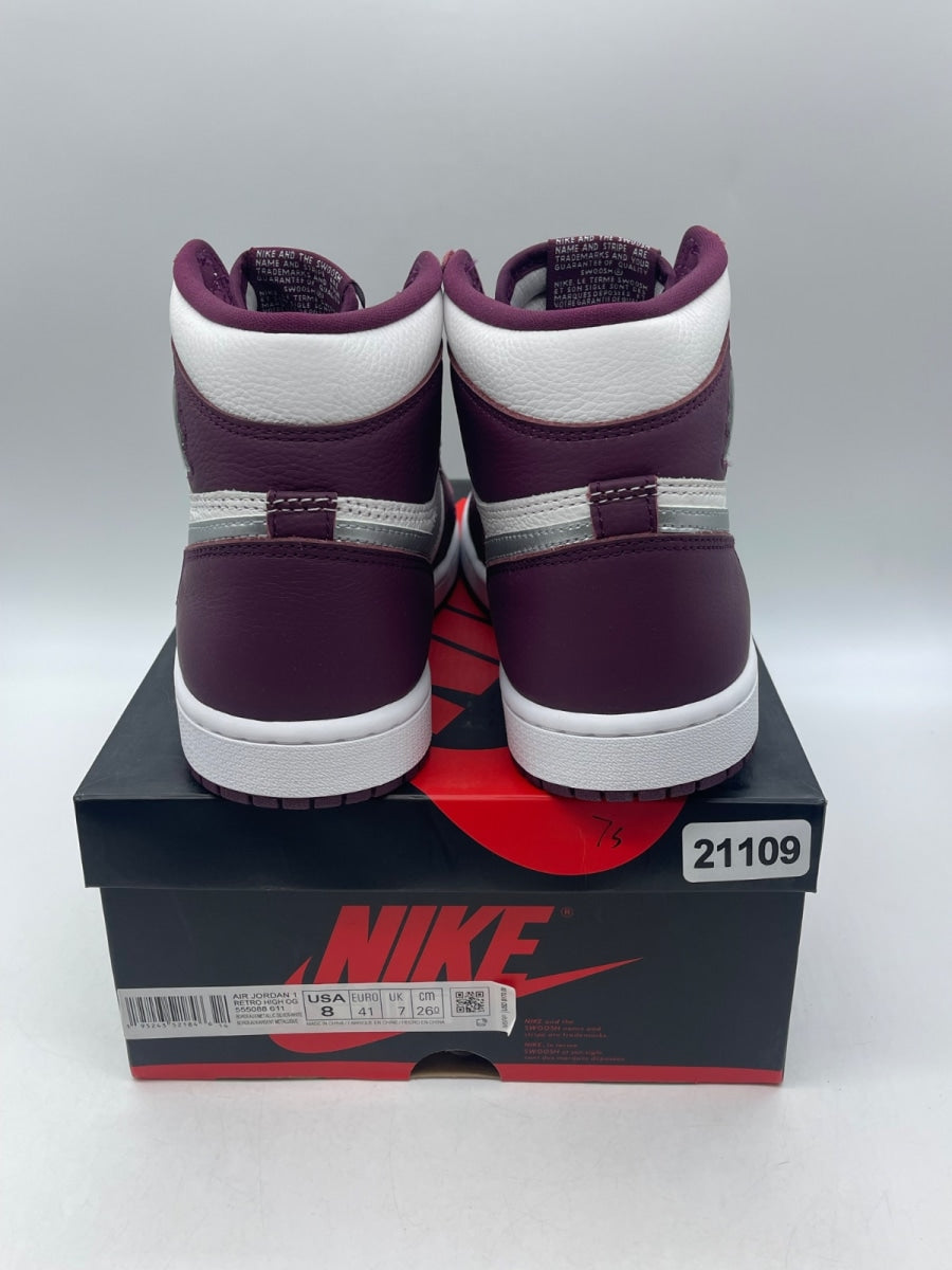 Jordan 1 Retro High OG Bordeaux 8 (Moderately Worn Pre-Owned) - Image 3