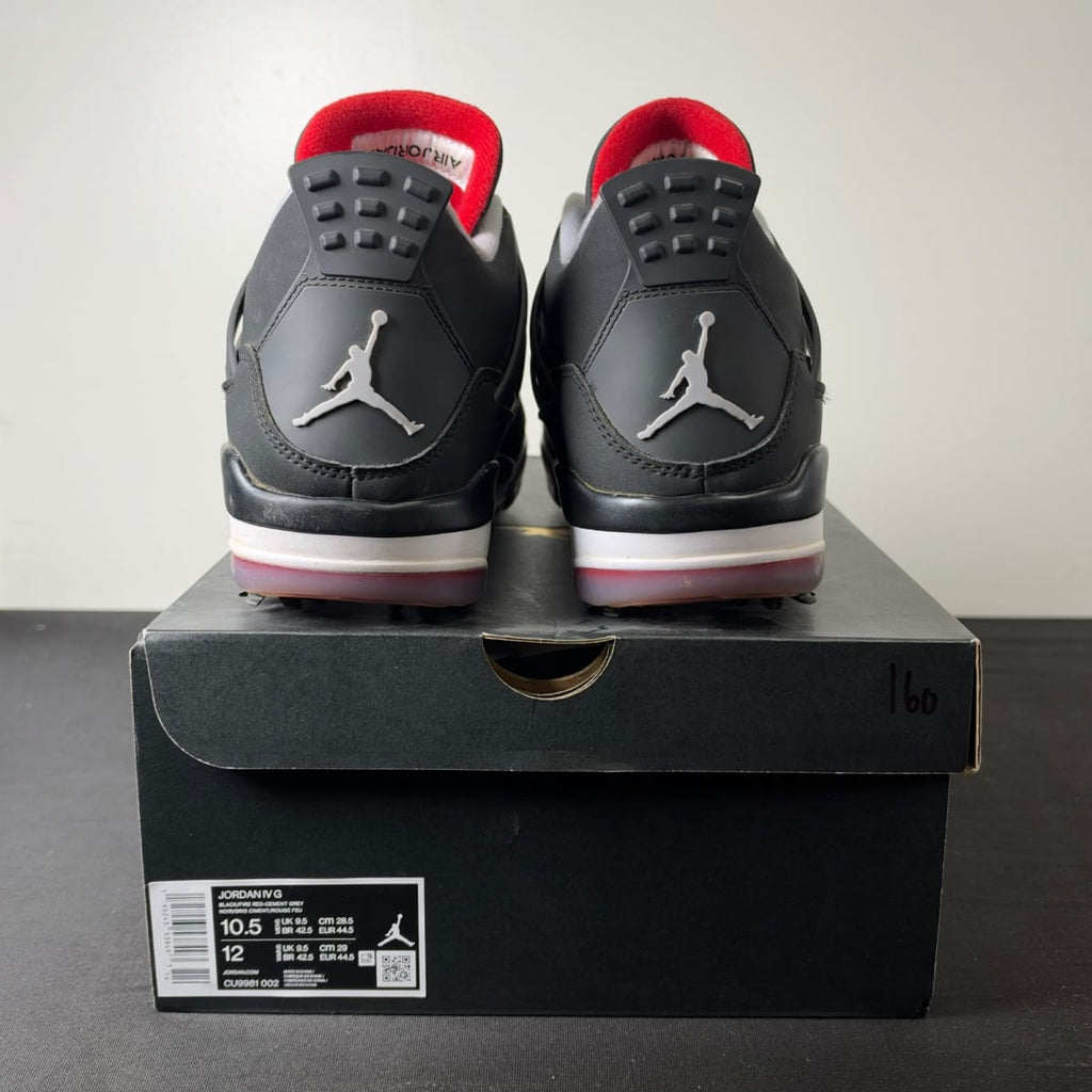 Jordan 4 Retro Golf Bred (Size 10.5) - aux
