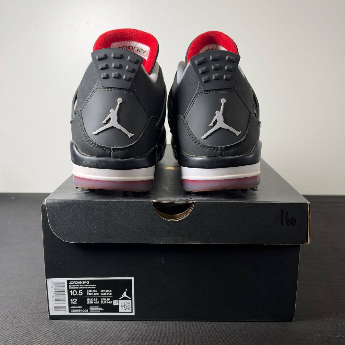 Jordan 4 Retro Golf Bred (Size 10.5) - aux