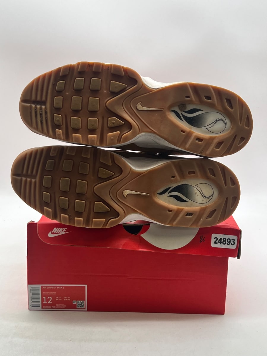 Nike Air Griffey Max 1 Wheat (2022) 12 (Heavily Worn Pre-Owned)NikeWheat/White/Gum Light Brown/Pollen - Image 8
