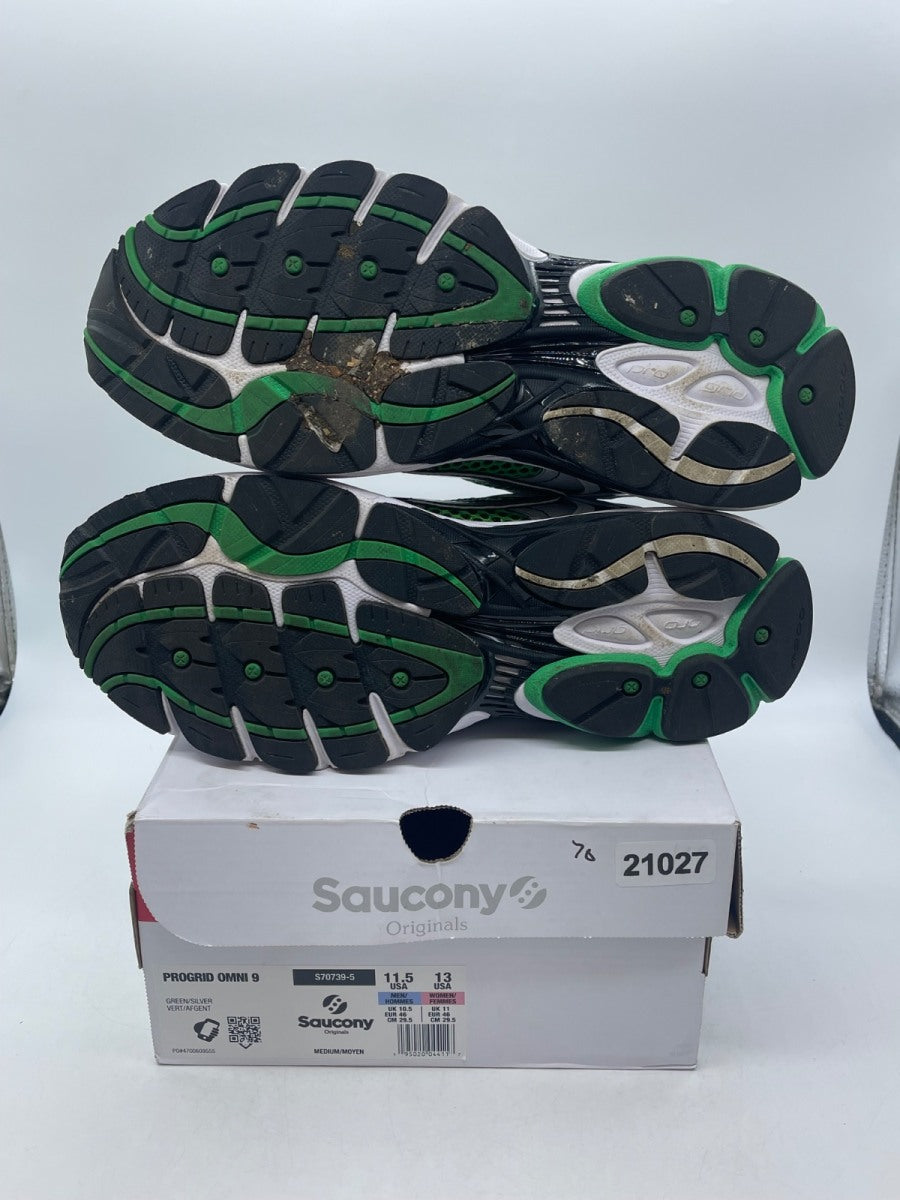 Saucony ProGrid Omni 9 OG Green Silver 11.5 (Moderately Worn Pre-Owned) - Image 7