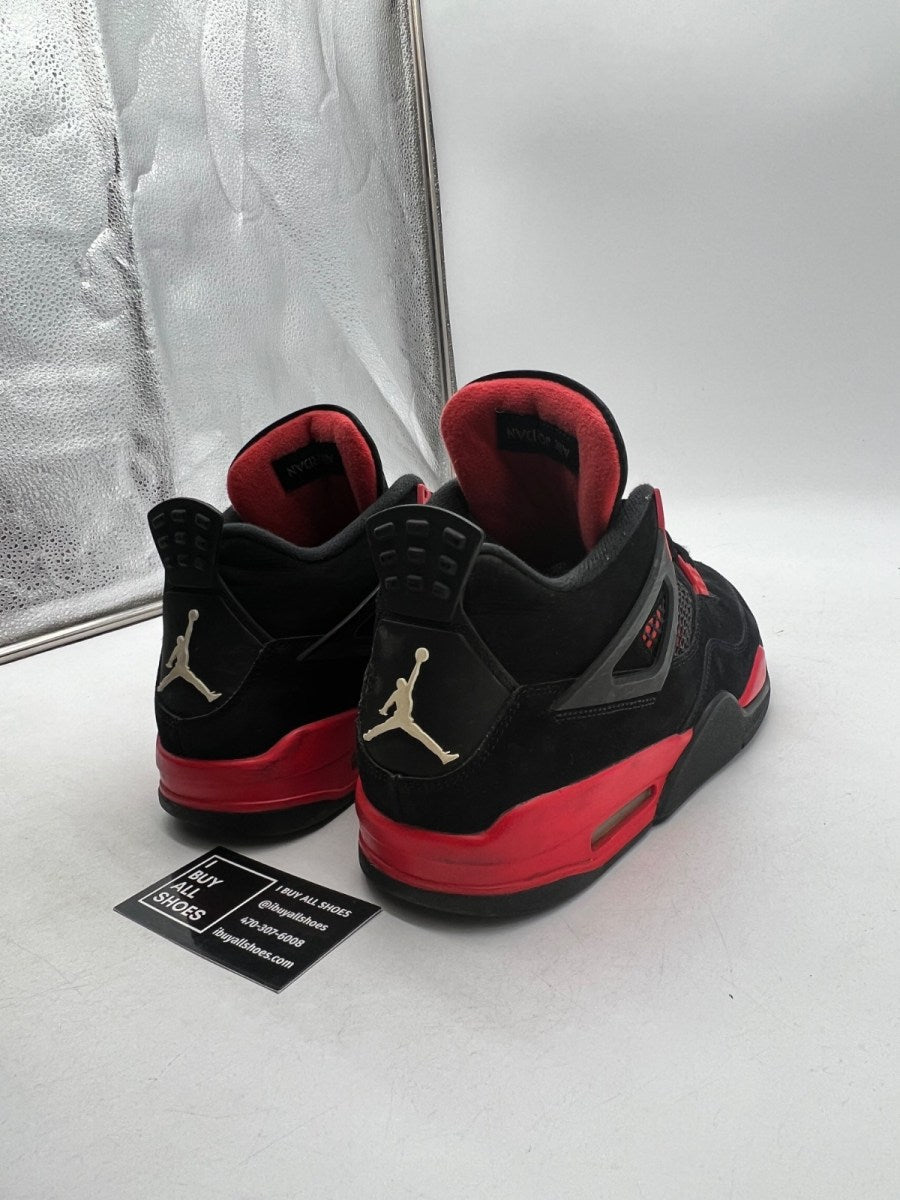 Jordan 4 Retro Red Thunder 10.5 (Moderately Worn Pre-Owned) - Image 3