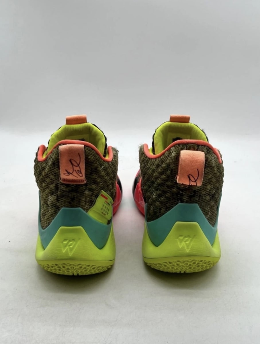 Jordan Zer0.2 SP Why Not? 11.5 (Lightly Worn Pre-Owned)JordanCamo Green/Volt/Infrared/Hyper Turquoise - Image 3