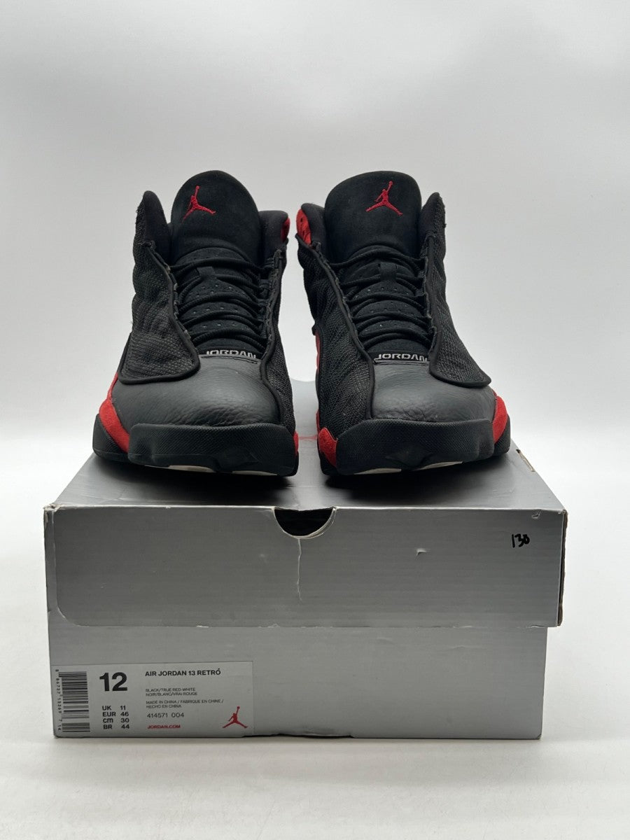 Jordan 13 Retro Bred (2017) 12 (Moderately Worn Pre-Owned)JordanBlack/True Red-White - Image 2