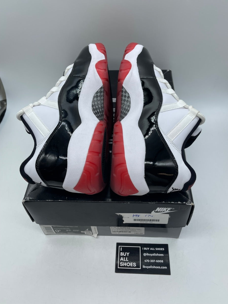 Jordan 11 Retro Low Concord Bred 9.5 (Moderately Worn Pre-Owned) - Image 6