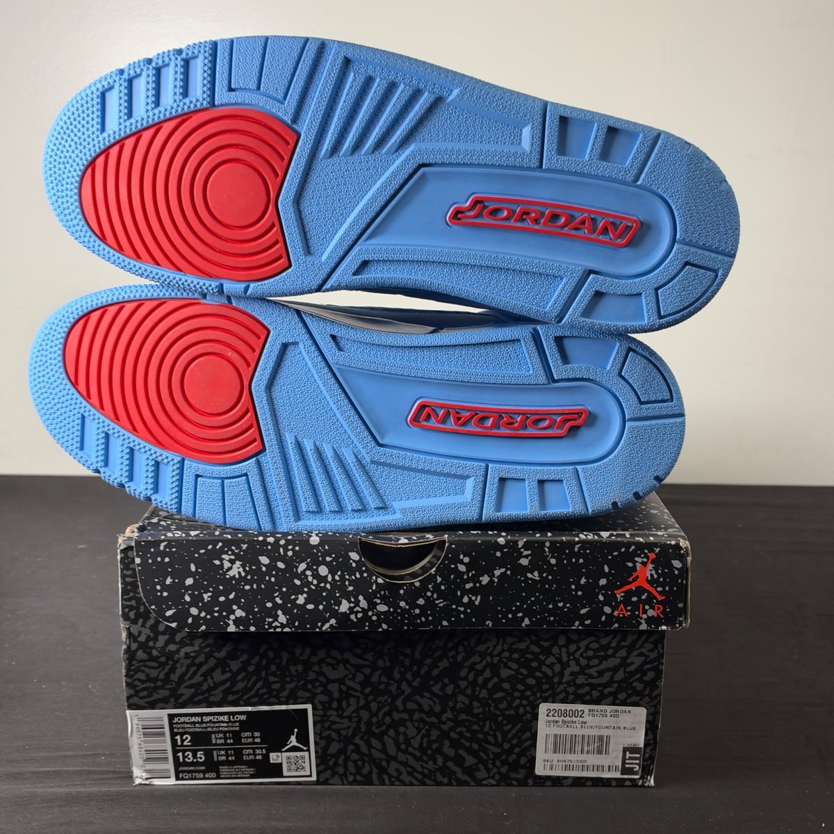 Jordan Spizike Low Houston Oilers (Size 12) - aux