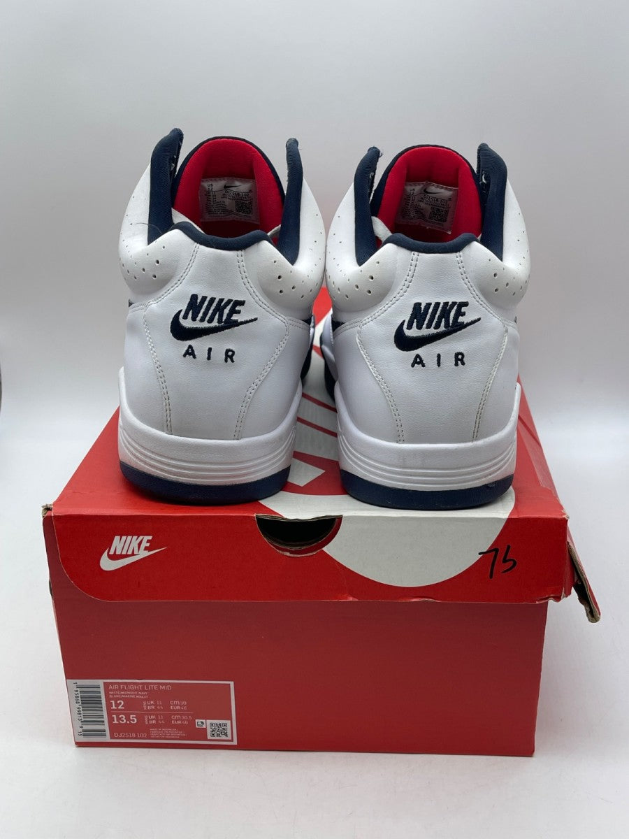 Nike Air Flight Lite II Mid Olympic 12 (Moderately Worn Pre-Owned) - Image 3