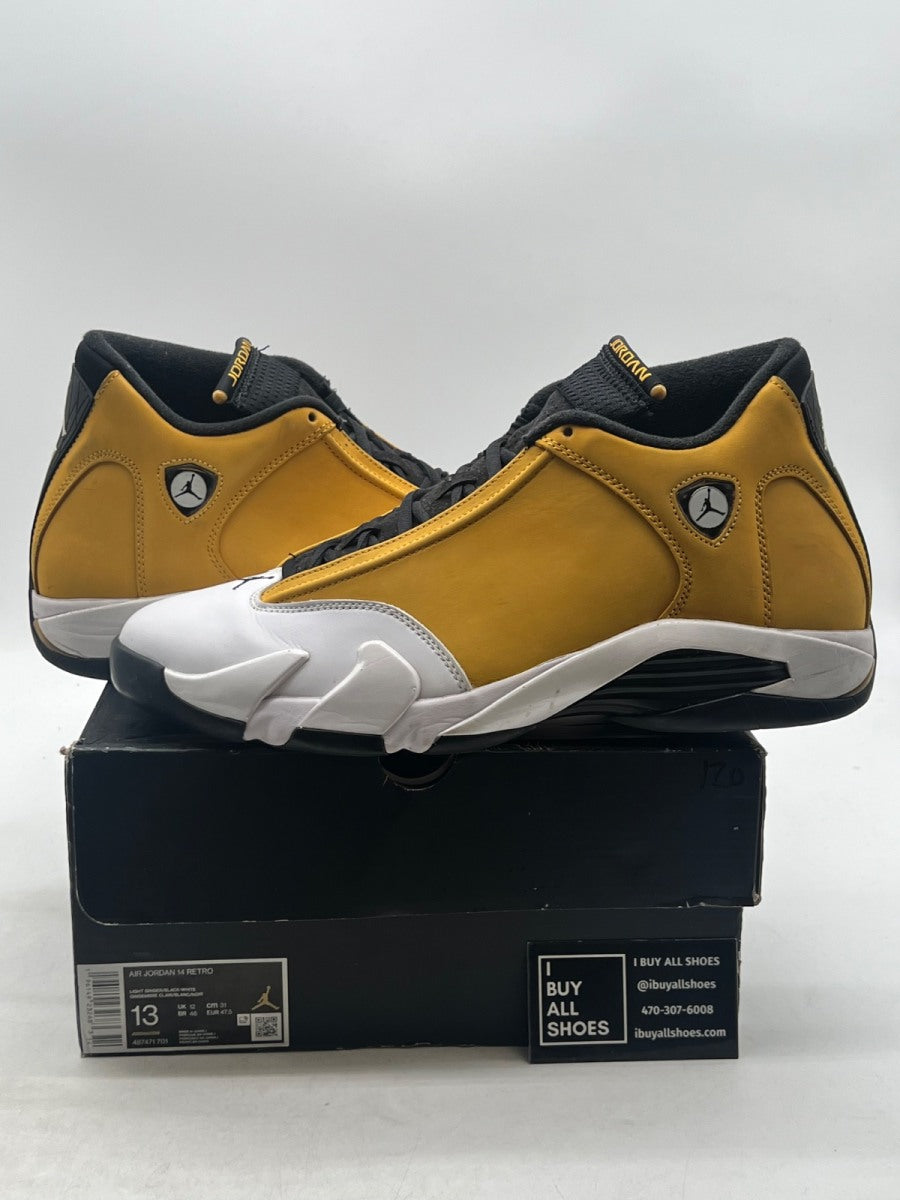 Jordan 14 Retro Light Ginger (2022) 13 (Lightly Worn Pre-Owned) - Image 1