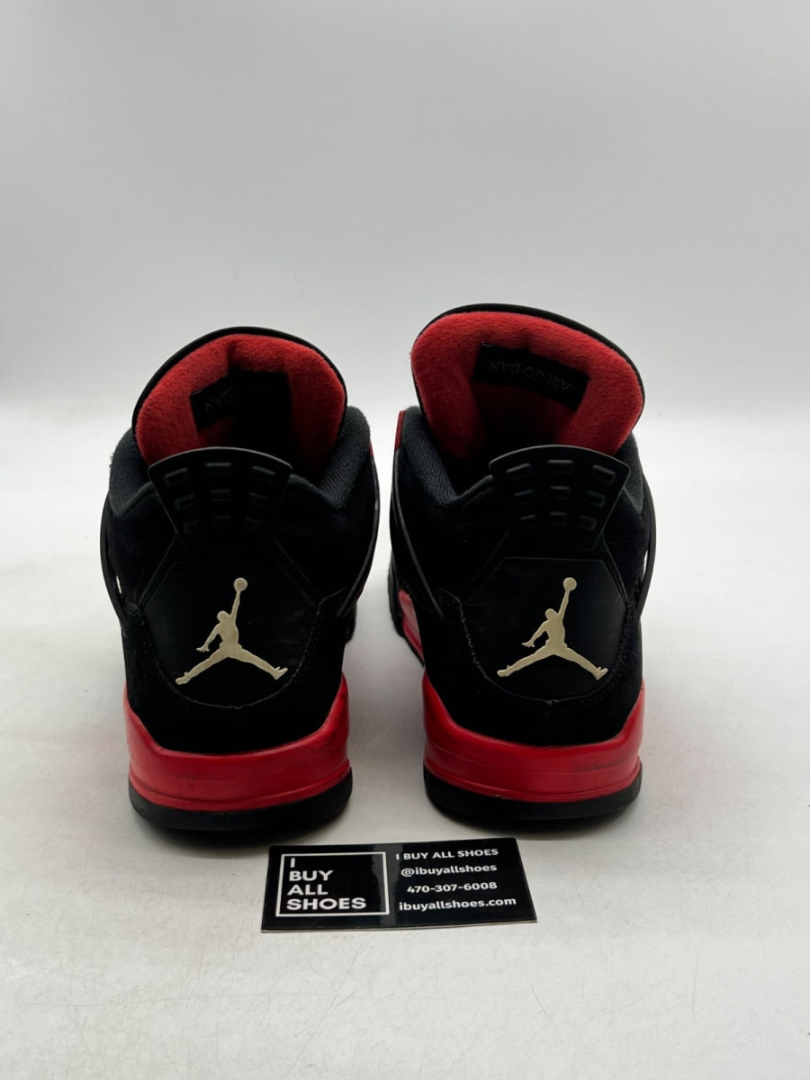 Jordan 4 Retro Red Thunder 10.5 (Moderately Worn Pre-Owned) - Image 5
