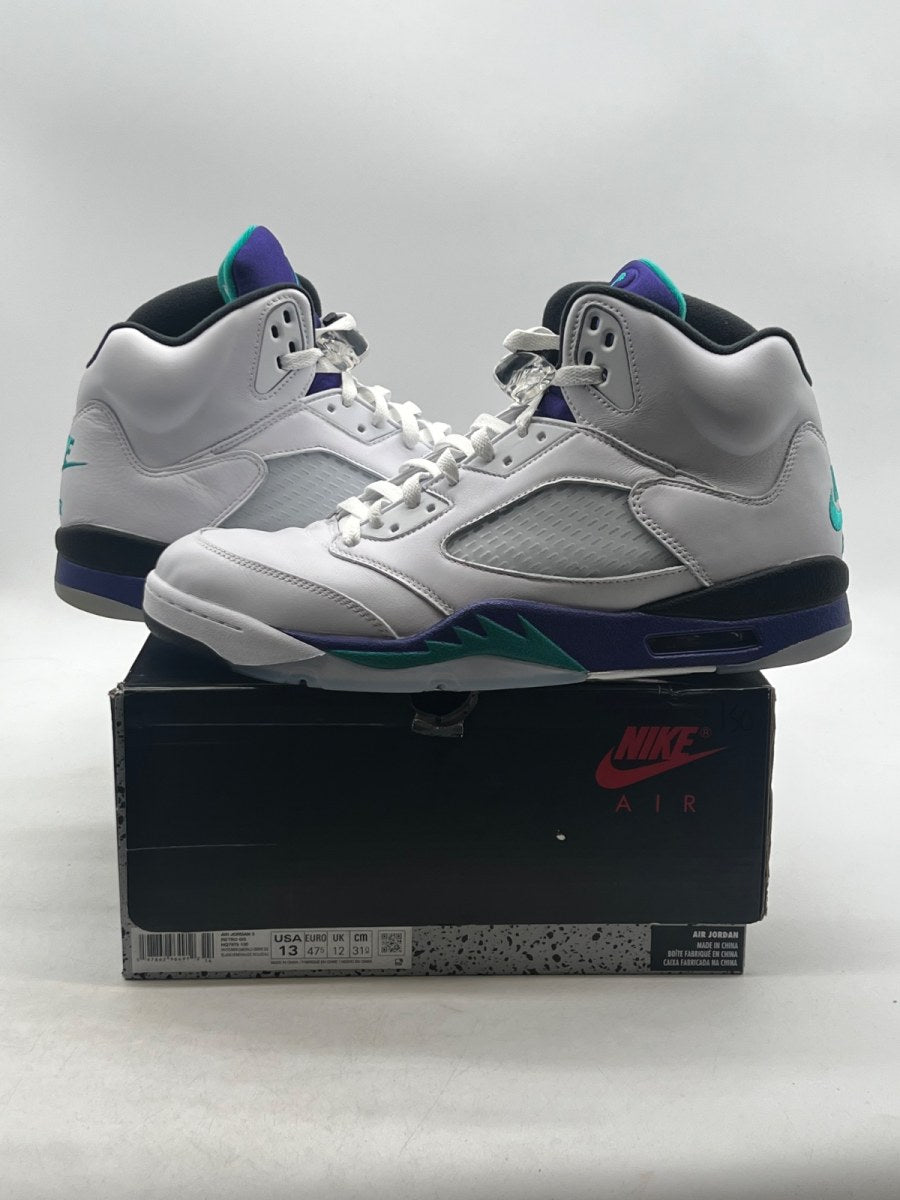 Jordan 5 Retro Grape (2025) 13 (Lightly Worn Pre-Owned) - Image 1
