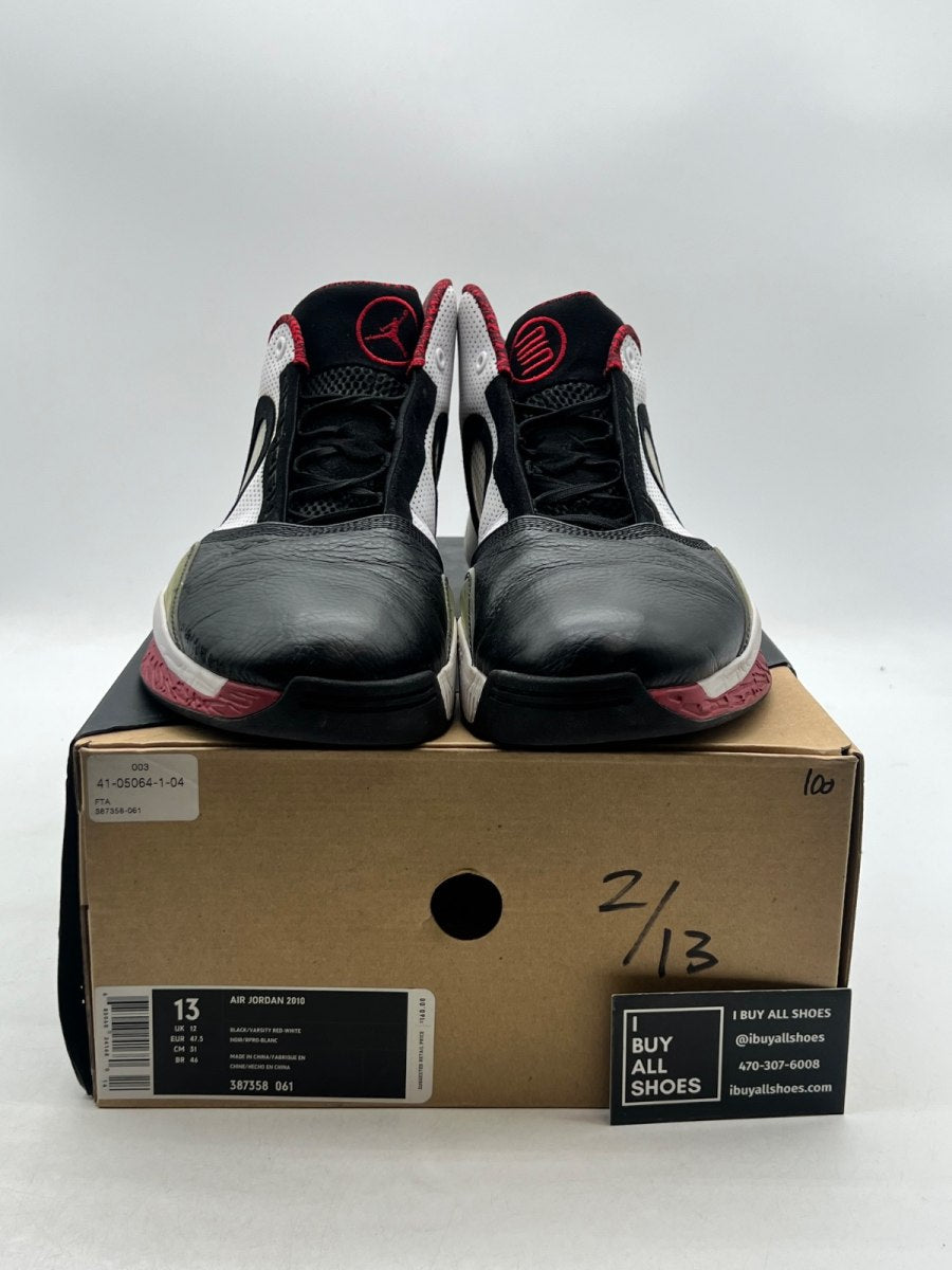Jordan 2010 Black Varsity Red 13 (Moderately Worn Pre-Owned)