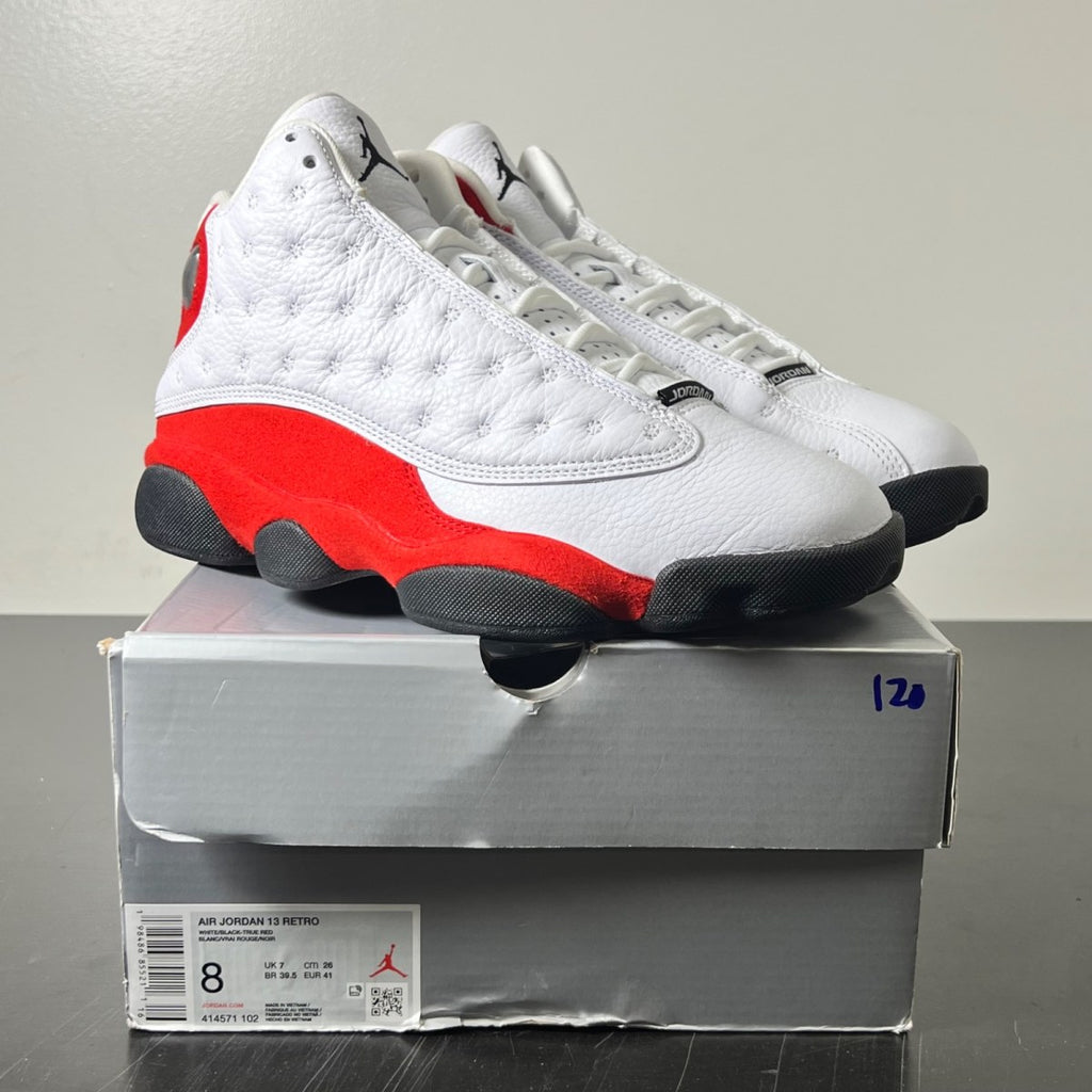 Jordan 13 Retro OG Chicago (2026) 8 (Lightly Worn Pre-Owned)JordanWhite/Black/True Red - Image 1