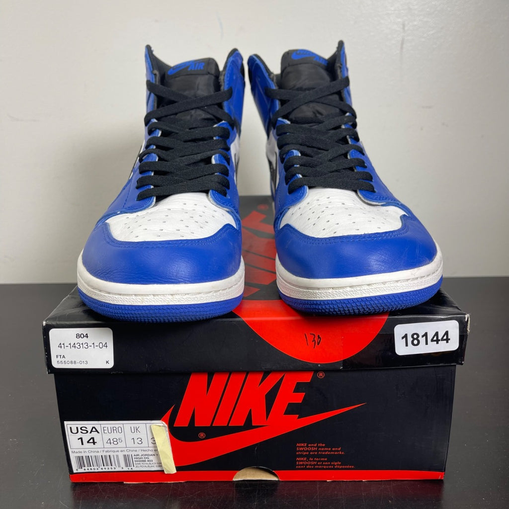 Jordan 1 Retro High Game Royal 14 (Moderately Worn Pre-Owned)JordanGame Royal/Black-Summit White - Image 2
