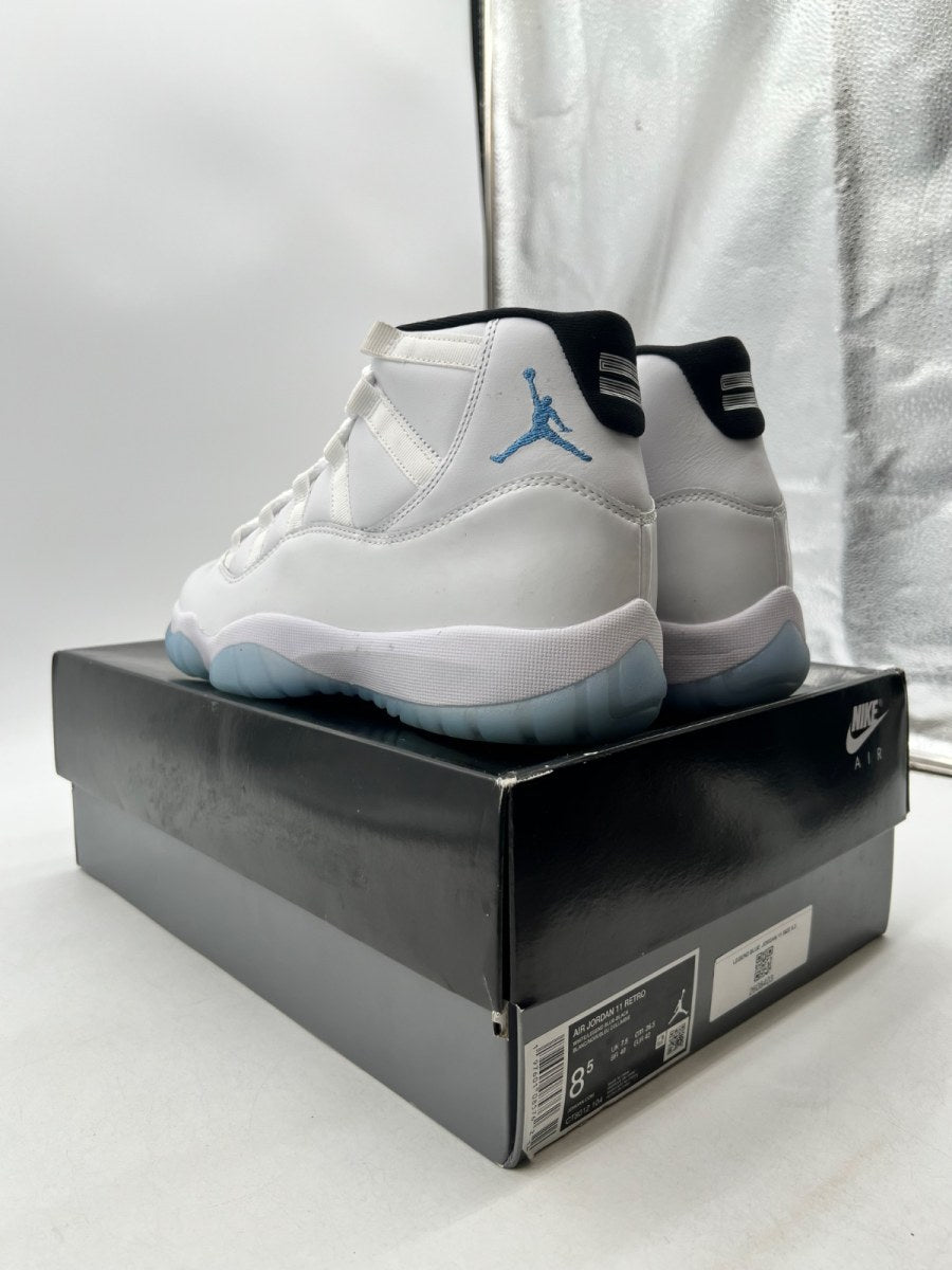 Jordan 11 Retro Legend Blue (2024) 8.5 (Moderately Worn Pre-Owned)JordanWhite/Legend Blue/Black - Image 6