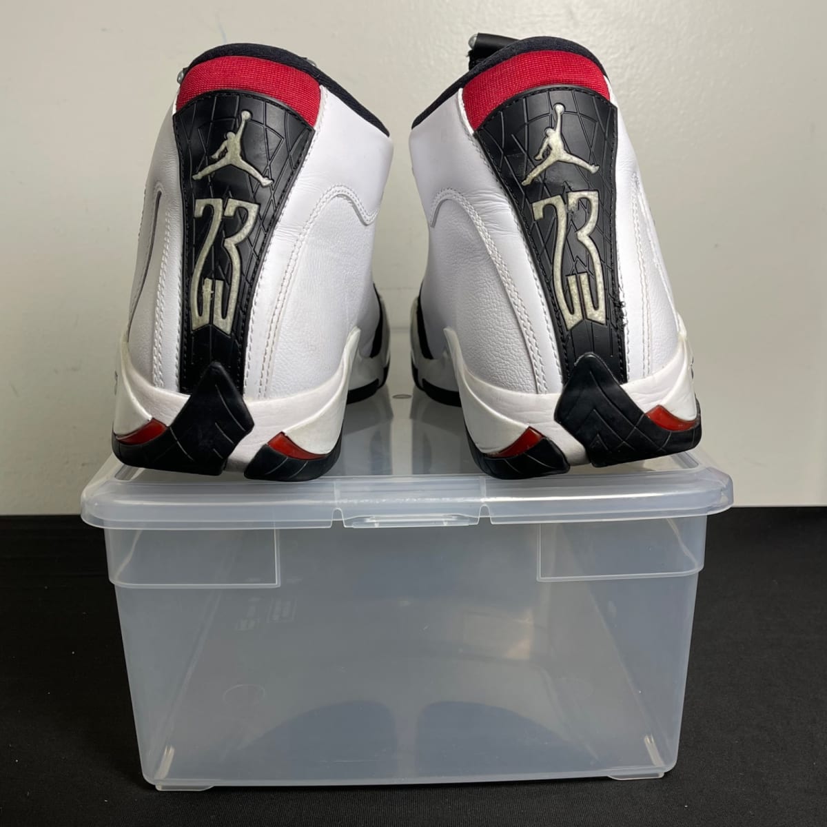 Jordan 14 Retro Black Toe (2014) (Size 11.5) - aux