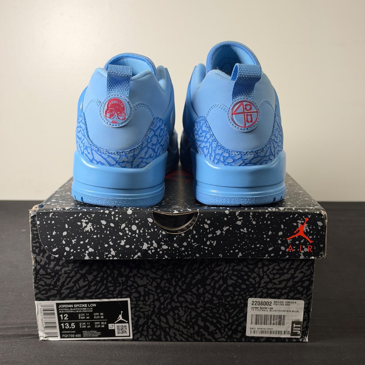 Jordan Spizike Low Houston Oilers (Size 12) - aux