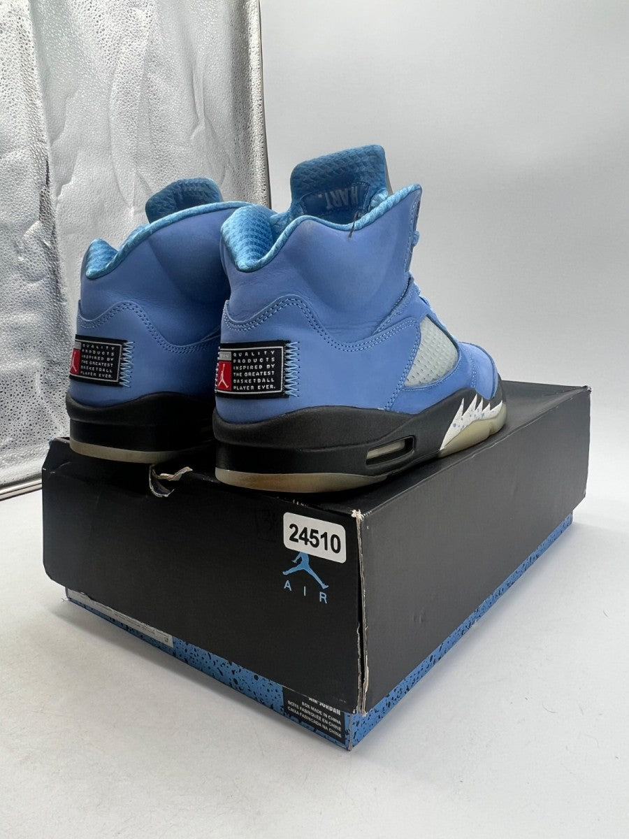 Jordan 5 Retro UNC University Blue 11 (Moderately Worn Pre-Owned)JordanUniversity Blue/Black/White - Image 5