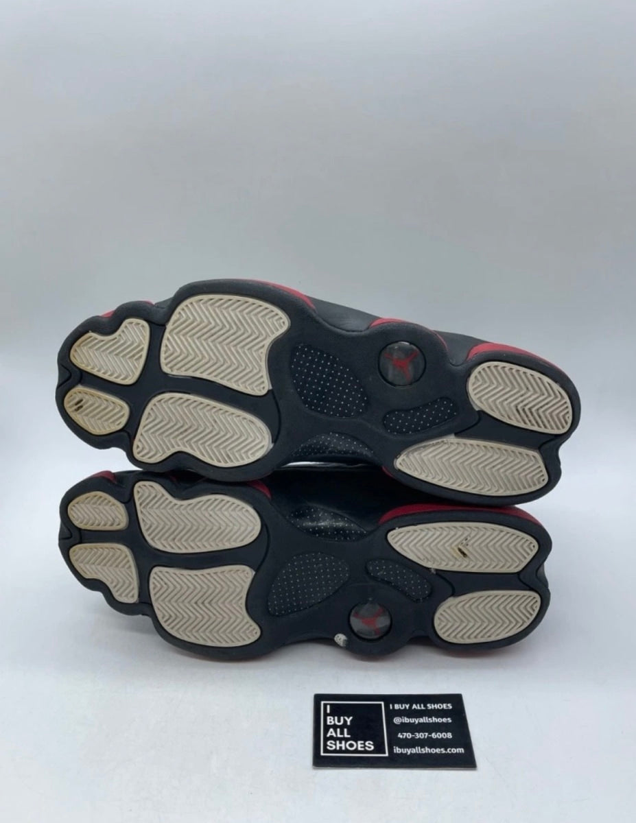 Jordan 13 Retro Dirty Bred 12 (Moderately Worn Pre-Owned)JordanBlack/Gym Red-Black - Image 7