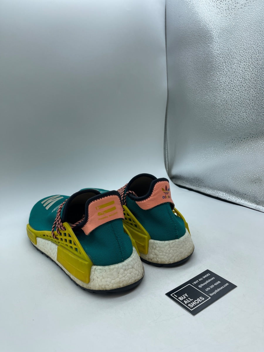 adidas Human Race NMD Pharrell Sun Glow 13 (Heavily Worn Pre-Owned) - Image 4
