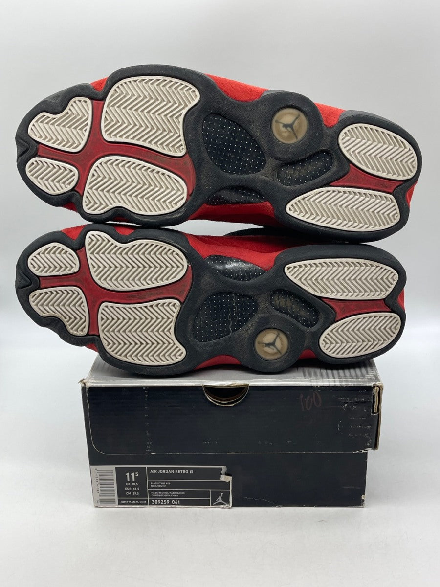 Jordan 13 Retro Bred (2004) 11.5 (Moderately Worn Pre-Owned)JordanBlack/Varsity Red-White - Image 7