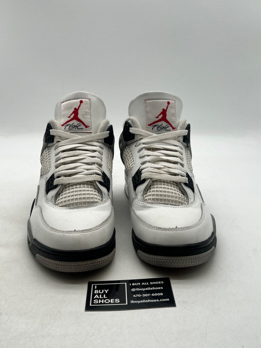 Jordan 4 Retro White Cement (2025) 11.5 (Lightly Worn Pre-Owned) - Image 2