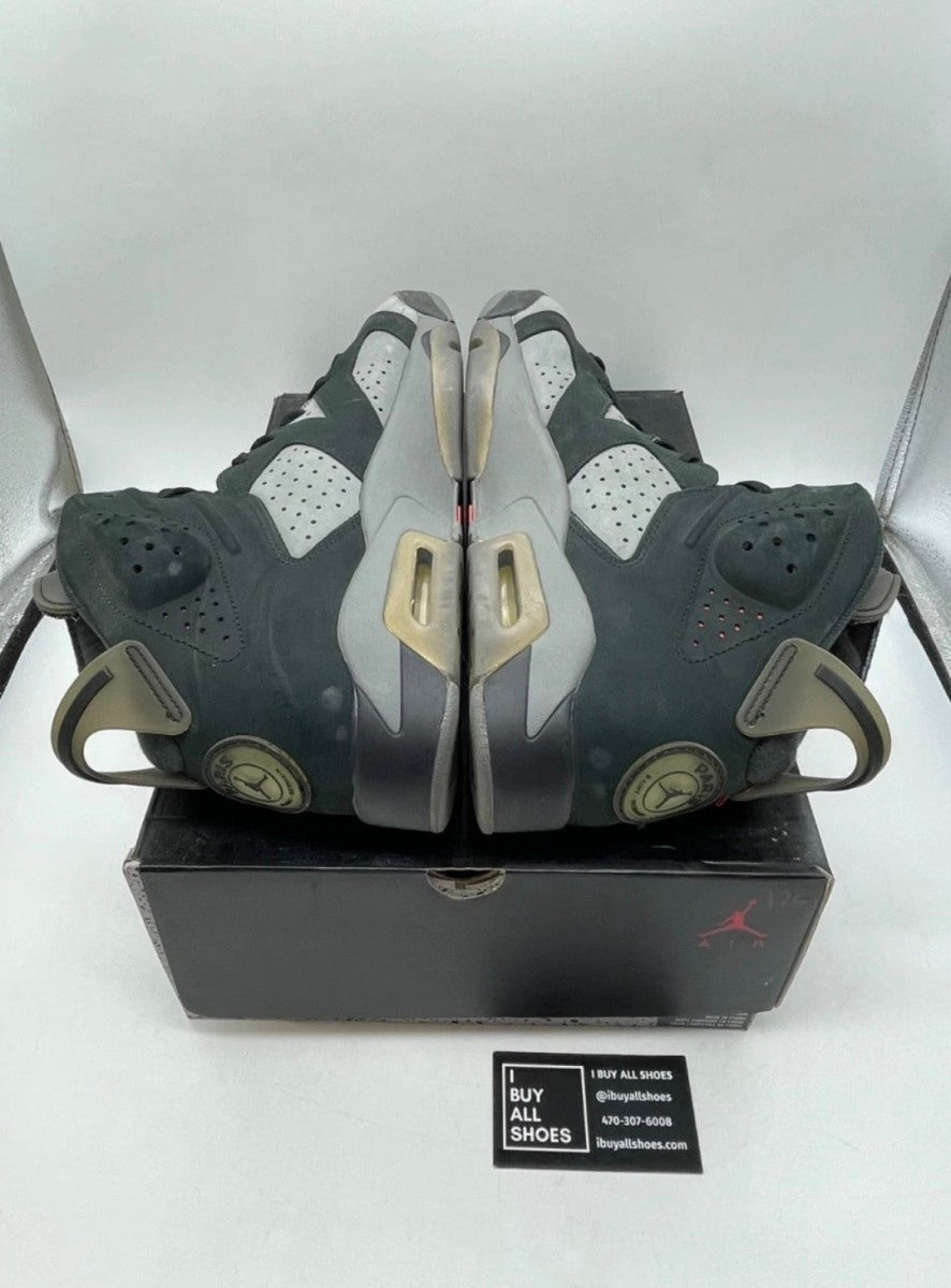 Jordan 6 Retro PSG Paris Saint-Germain 11.5 (Moderately Worn Pre-Owned)JordanIron Grey/Infrared 23-Black - Image 4