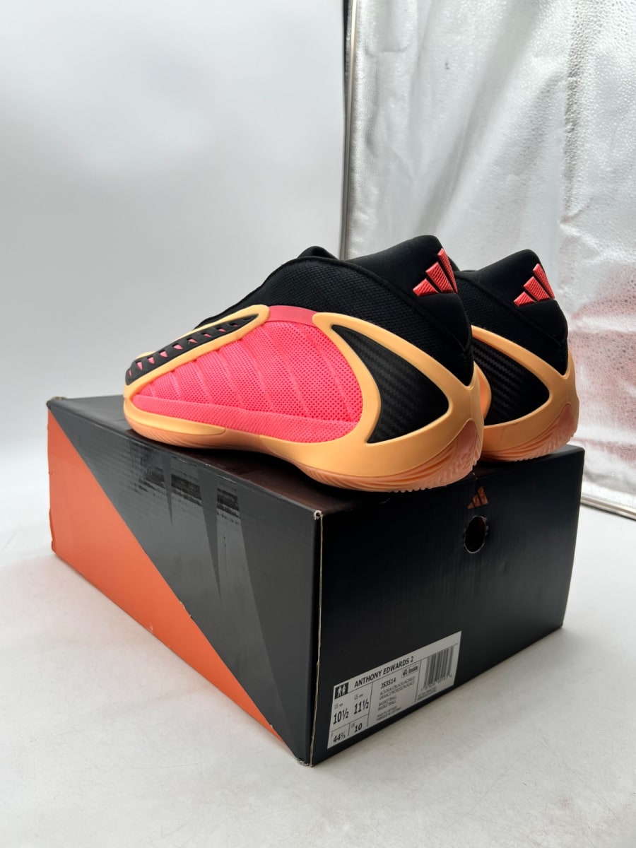 adidas AE 2 With Love 10.5 (Lightly Worn Pre-Owned)adidasAcid Orange/Core Black/Acid Red - Image 4
