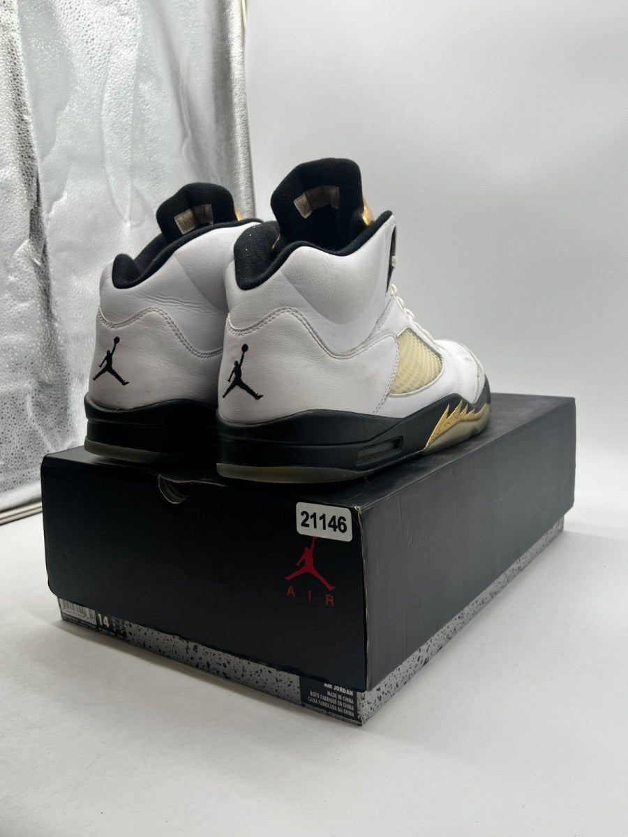 Jordan 5 Retro Olympic (2016) 14 (Heavily Worn Pre-Owned) - Image 3
