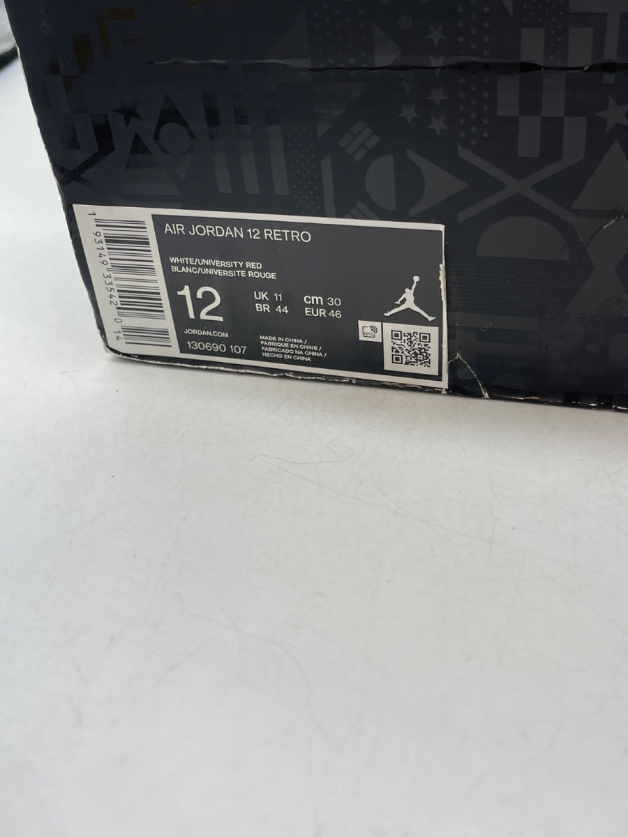 Jordan 12 Retro FIBA (2019) 12 (Moderately Worn Pre-Owned) - Image 9