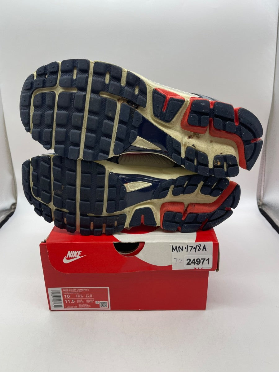 Nike Zoom Vomero 5 USA 10 (Moderately Worn Pre-Owned)NikePhoton Dust/ Picante Red/ Summit White - Image 7