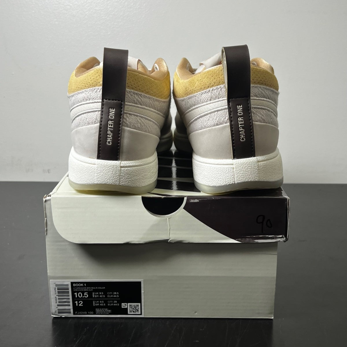 Nike Book 1 Mirage (Translucent Outsole) 10.5 (Lightly Worn Pre-Owned)NikeLight Orewood Brown/Sesame/Baroque Brown/Sail - Image 4