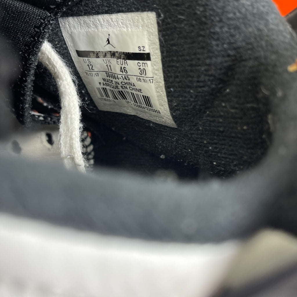 Jordan 6 Retro Gatorade Like Mike White 12 (Moderately Worn Pre-Owned)JordanSummit White/Team Orange-Black - Image 7