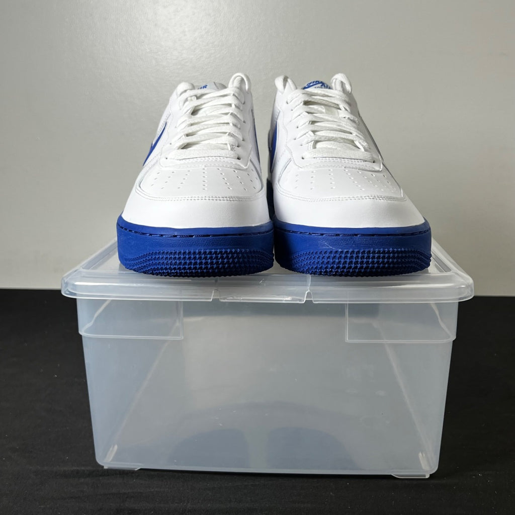 Nike Air Force 1 Low 07 White Royal 10 (New Pre-Owned)NikeWhite/Royal Blue - Image 2