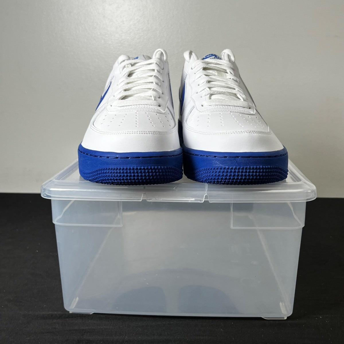 Nike Air Force 1 Low 07 White Royal 10 (New Pre-Owned)NikeWhite/Royal Blue - Image 2