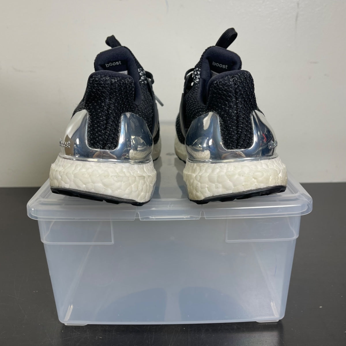 adidas Ultra Boost 2.0 Silver Medal 8 (Moderately Worn Pre-Owned)adidasCore Black/Core Black/Silver Metallic - Image 4
