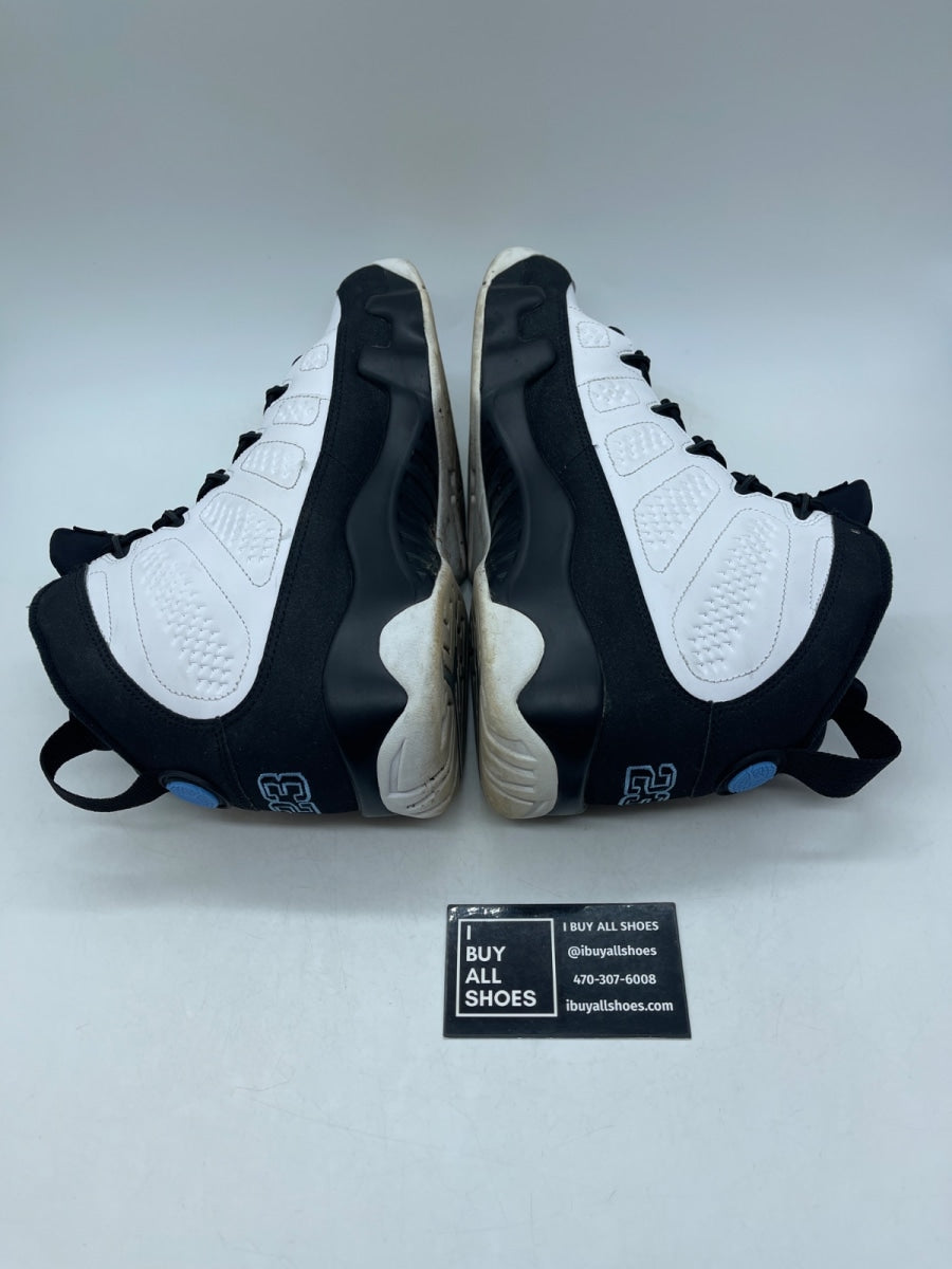 Jordan 9 Retro University Blue 10 (Moderately Worn Pre-Owned) - Image 6