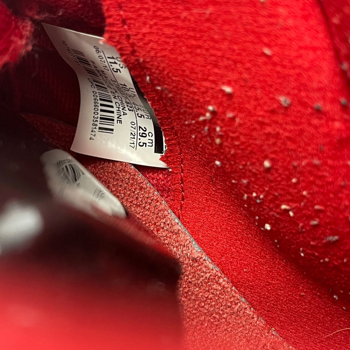 Jordan 11 Retro Win Like 96 11.5 (Moderately Worn Pre-Owned)JordanGym Red/Black-White - Image 6