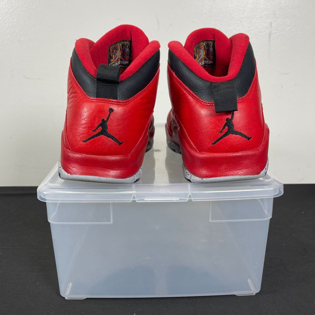 Jordan 10 Retro Bulls Over Broadway 10 (Moderately Worn Pre-Owned)JordanGym Red/Black-Wolf Grey - Image 4