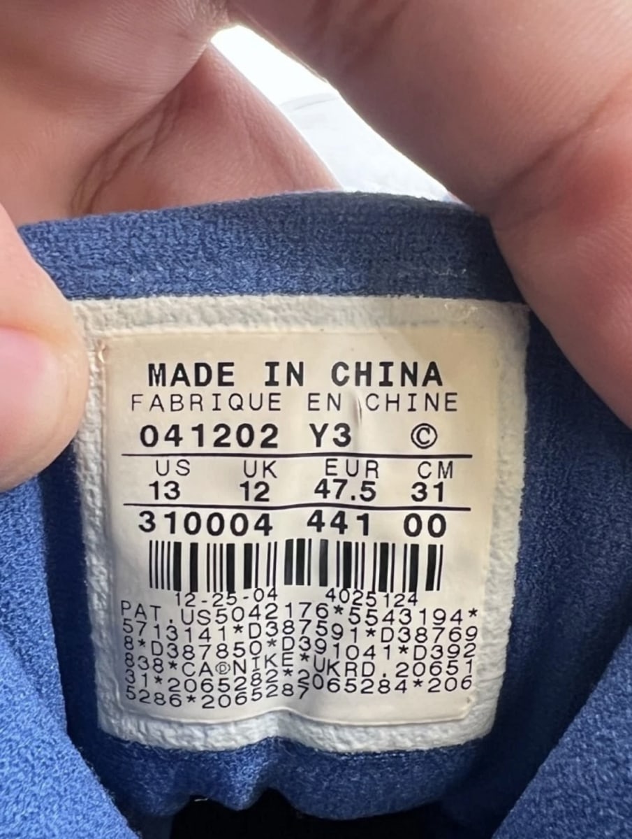 Jordan 13 Retro Flint (2005) 13 (Heavily Worn Pre-Owned)JordanFrench Blue/University Blue-Flint Grey - Image 6