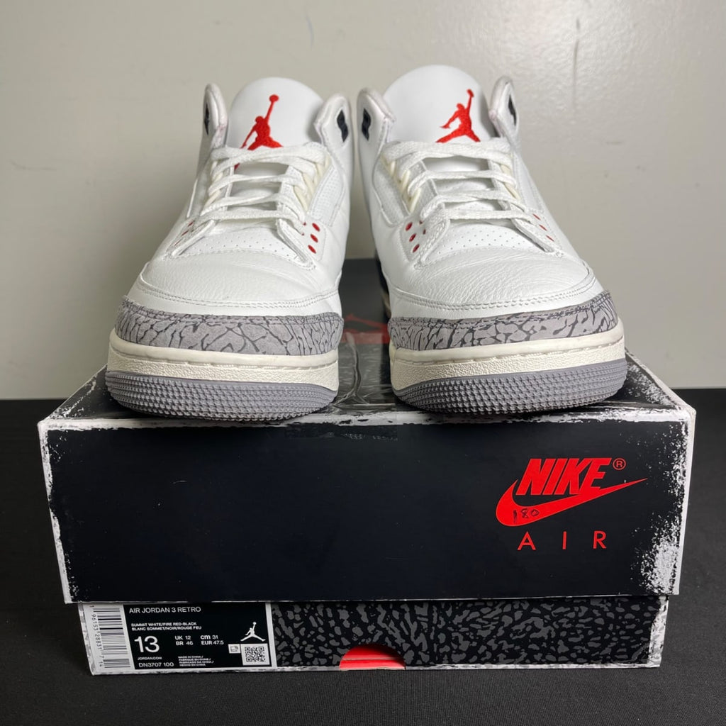 Jordan 3 Retro White Cement Reimagined (Size 13) - aux