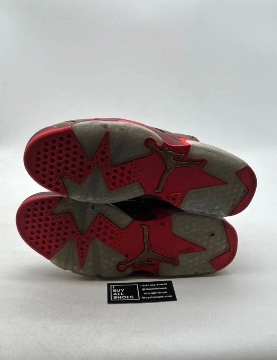 Jordan 6 Retro Cigar 11.5 (Lightly Worn Pre-Owned)JordanRaw Umber/Team Red-Metallic Gold-Challenge Red - Image 7