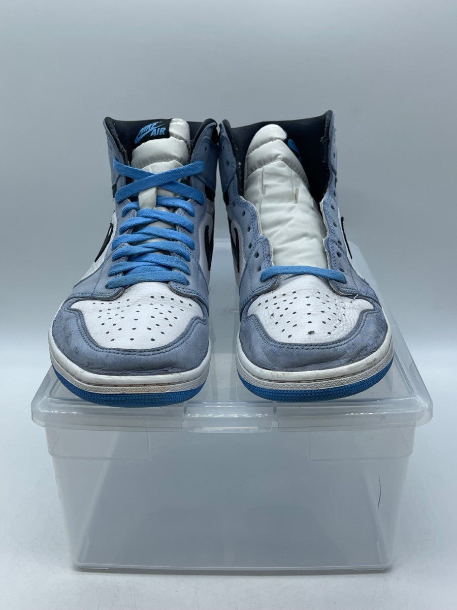 Jordan 1 Retro High OG University Blue 11 (Moderately Worn Pre-Owned)JordanWhite/University Blue-Black - Image 2