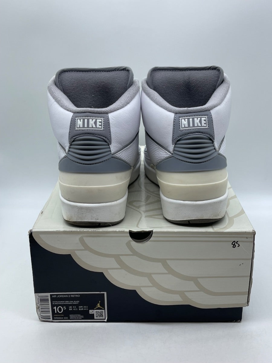 Jordan 2 Retro Cement Grey 10.5 (Moderately Worn Pre-Owned) - Image 3