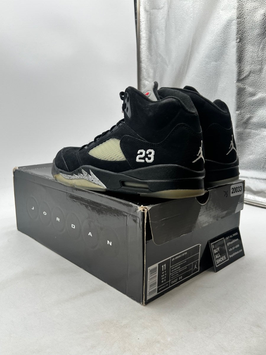 Jordan 5 Retro Black Metallic (2011) 11 (Heavily Worn Pre-Owned) - Image 6