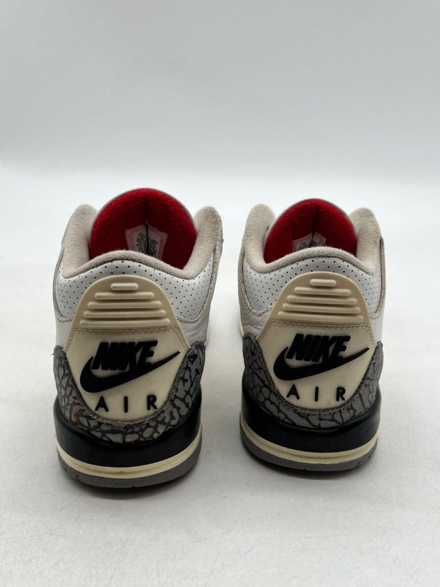 Jordan 3 Retro White Cement Reimagined (GS) 3.5Y (Moderately Worn Pre-Owned) - Image 5