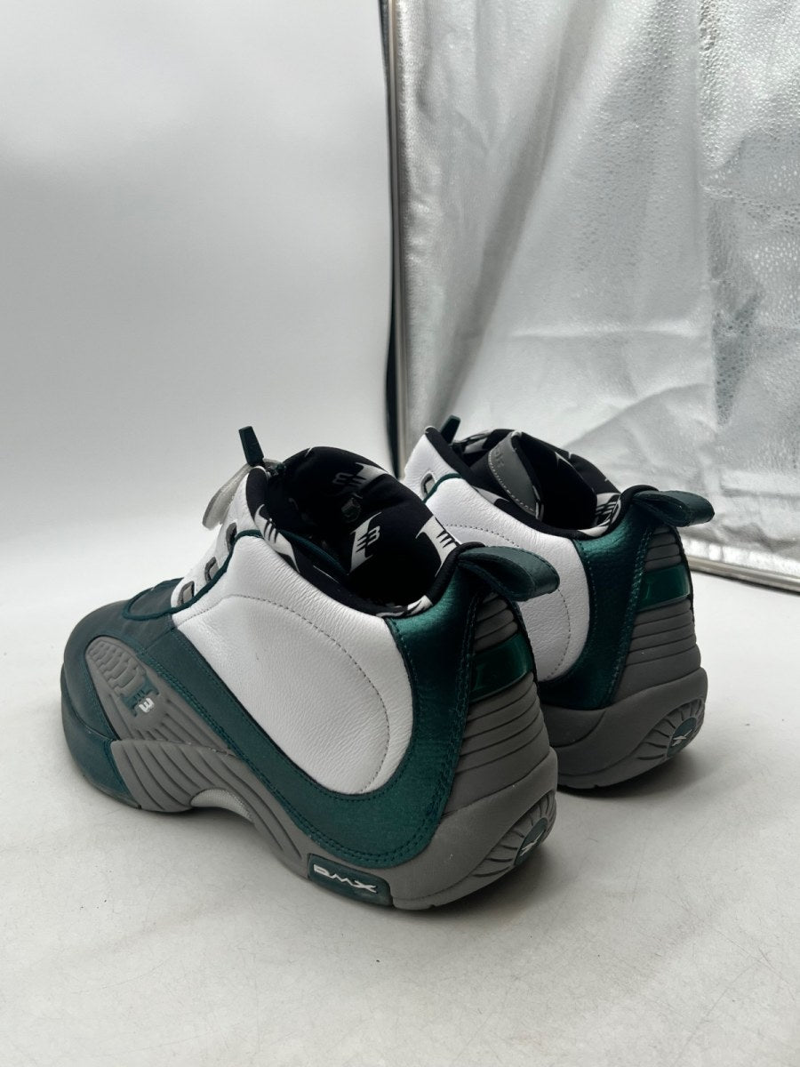 Reebok Answer IV The Tunnel 13 (Moderately Worn Pre-Owned)ReebokDeep Teal/Footwear White/Solid Grey - Image 4
