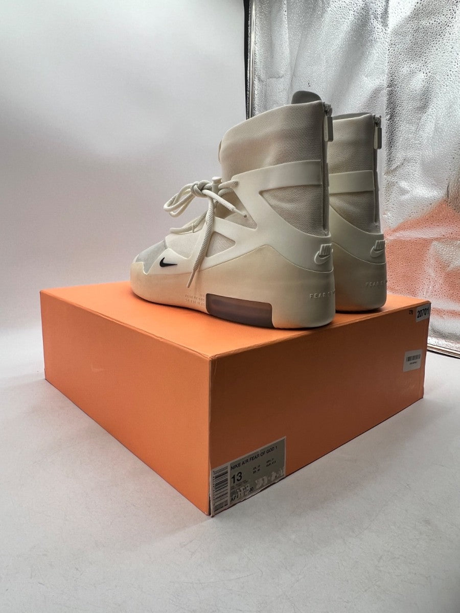 Nike Air Fear Of God 1 Sail Black 13 (Lightly Worn Pre-Owned) - Image 6