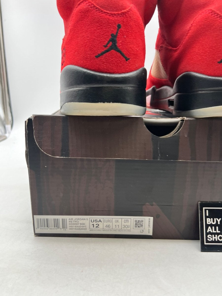 Jordan 5 Retro Raging Bull Red (2021) 12 (Lightly Worn Pre-Owned) - Image 6